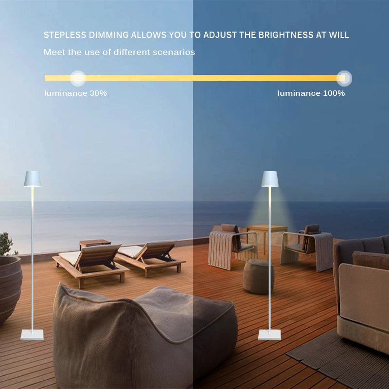 2025 annual minimalist version of the wireless floor lamp can be infinitely touch dimming suitable for living room cafe