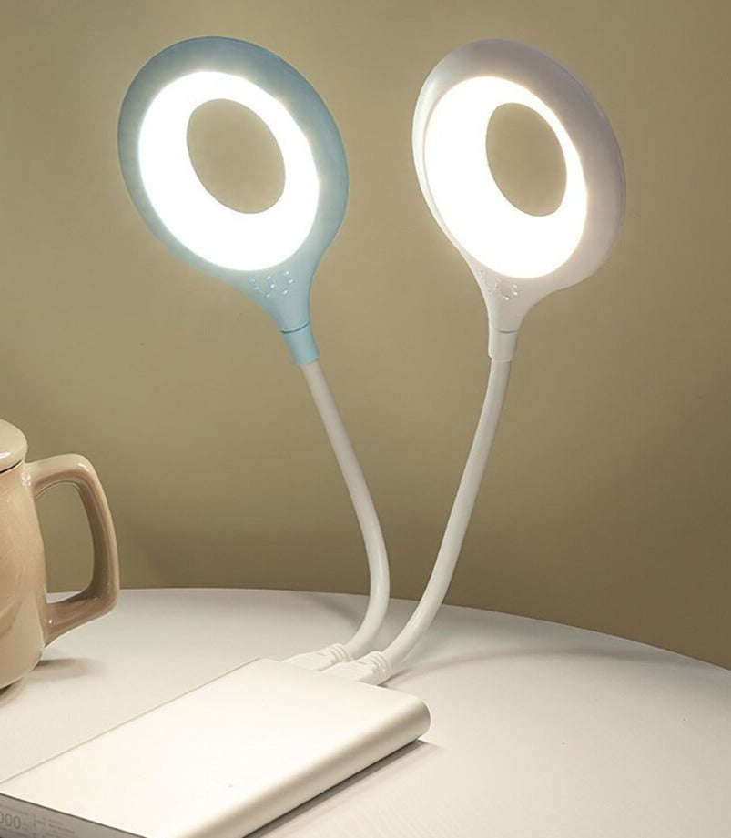 Plug and Play LED Desk Lamp Home Decorative Night Light Desktop Light for Bedroom Reading Light Eye-Protect Night Light