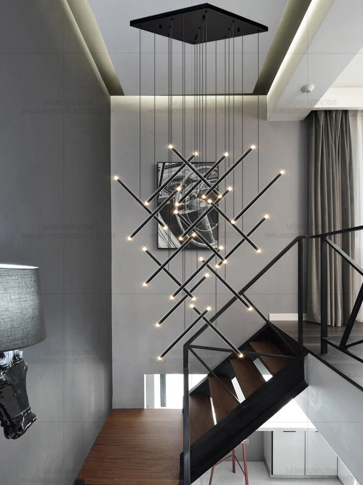 Nordic Pendant Light Modern Living Room Dining Table Lighting Lounge Hanging Restaurant Attic Chandelier Bedroom Ceiling Lamp