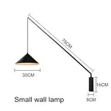 Modern Minimalist Nordic Creative Long Pole Wall Lamp for Living Room Restaurant Background Wall Decoration Lighting Fixture