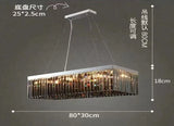 New Luminaires Modern Light Luxury Crystal Light Ceiling Living Room Atmosphere Simple Bedroom Restaurant Circular Fashion
