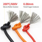 Heat Resistant Flexible Silicone Wire 5 Colors Mix Kit - 30/28/26/24/22/20/18/16AWG Stranded Cable Electrical Tinned Copper Wires