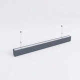 4ft Modern LED Linear Light (1200mm, 40W) - Suspended Chandelier & Ceiling Strip Lamp for Office, Shop & Home Decor