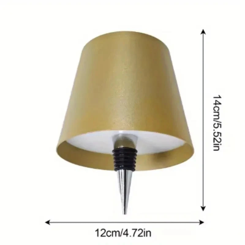 Wireless Wine Bottle Lamp 3 - Color LED Table Lamp with Rechargeable Touch Control Ideal for Bar and Restaurant Dec Suitable for