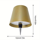 Wireless Wine Bottle Lamp 3 - Color LED Table Lamp with Rechargeable Touch Control Ideal for Bar and Restaurant Dec Suitable for