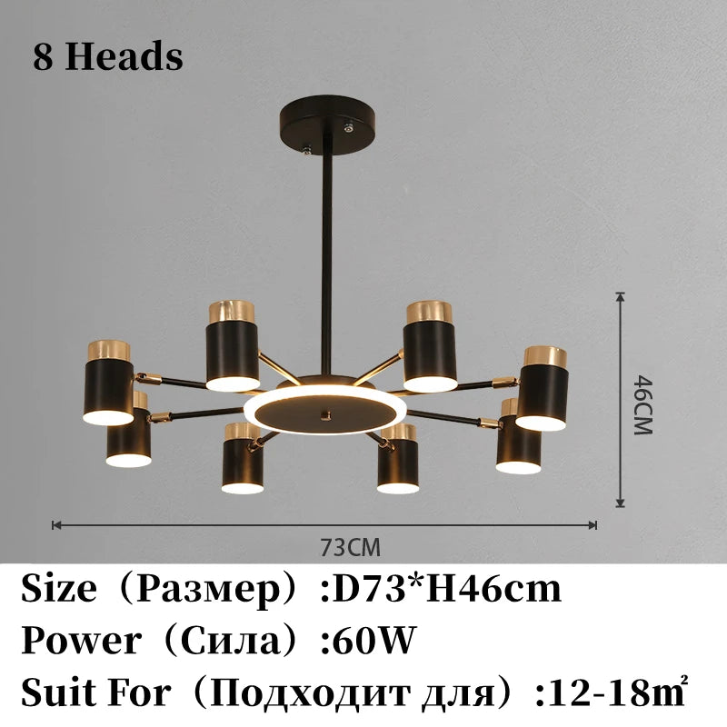 Nordic Chandeliers Lighting For Modern Living Dining Room Bedroom Kitchen Ceiling Pendant Lights Simple Indoor Home Decors Lamps