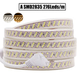 240Leds/m LED Strip SMD 5730 2835 5050 5630  220V 240V Waterproof LED Tape Rope Light RGB Warm White Home Decoration Lighting