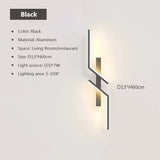 Modern LED Wall Lamp Long Bar Scone Home Decor Living Room Bedroom Minimalist Wall Light Bedside Background Interior Lighting