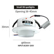 Recessed mini Spotlight 1w 3w LED ceiling light 110 volt 220V embedded decorative small downlight with driver set