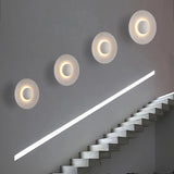 Creative Modern LED Wall Lamp Sconces Disc-shaped Metal Hotel Restaurant Bedroom Corridor Decoration Wall Light Indoor Lighting