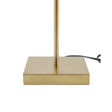 Lighting & Light Fixtures Lamps Table Lamps Home Decor Collection Brass Table Lamp with Pleated Shade, 21"H