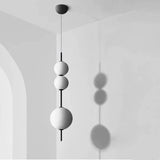 White Glass Round Ball Pendant Ceiling Chandelier Designer 4 Head LED Cafe Bar Bedroom Kitchen Hanging Lamp Fixture