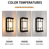 Led Outdoor Wall Light Waterproof IP65 Motion Sensor Led Outdoor Lighting Porch Lights Balcony Garden Lights Outdoor Wall Lamp