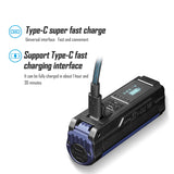 BL70 EDC Flashlight 6000 Lumens Cree XHP70 HI LED Type-C Rechargeable Dual Light Source for Camping and Work Lights