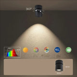 7w 10w 15w Living Room Light Fixture Ceiling Lamp for Home Kitchen Indoor 110V220V Dimmable Led Downlight Spot Spotlights Foldable
