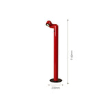 Spanish Space Age floor lamp Designer Replica Red White Water Pipe Standing Lamp For Living Room Sofa Bedroom Room Decoration
