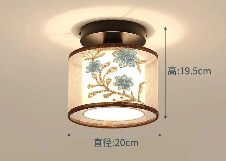 Corridor Warm Ceiling Light Hotel Villa Hotel Entrance Foyer Entrance Balcony Light