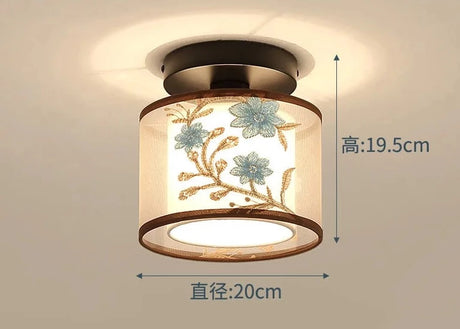 Corridor Warm Ceiling Light Hotel Villa Hotel Entrance Foyer Entrance Balcony Light