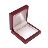Wooden LED Light Jewelry Gift Box - Luxury Pendant, Necklace & Bracelet Packaging Case