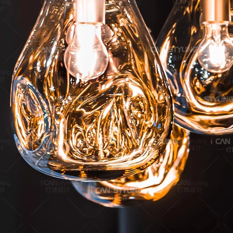 Modern home decor led lights pendant light lamps forstaircase Chandeliers for living room hanging light indoor lighting