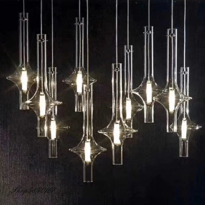 Post Modern Pendant Lamp Nordic Luxury Glass Pendant Light Loft Kitchen Hanging Lamps Bedroom Lamps Pendant Suspension Luminaire
