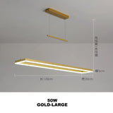 2026 New Scandinavian Nordic Minimalist Modern Simple Office Rectangular Desk Lamp Front Desk Bar LED Pendant Light