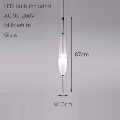 Wonder Glass Night Flow Bespoke Glass pendant light teardrop-shaped Blue pendant light art deco Italian Replica designer Lamp