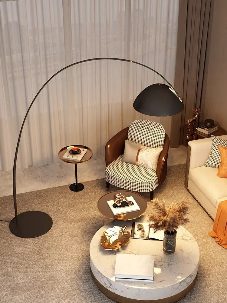 Modern Minimalism Vertical Led Floor Lamps Living Room Sofaside Fishing Lamp Lighting Home Bedroom Light Ambient Luster Fixtures