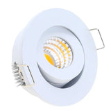 3W IP65 Waterproof LED Ceiling Downlight Round Dimmable Recessed Spotlight Ceiling Lamp AC90-260V DC12V 220V 110V