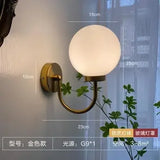 Mid-Century Retro Chandelier French Glass Ball Pengdant Lamp Bauhaus Gold/Chrome Luxury Living Room Bedroom Study Light