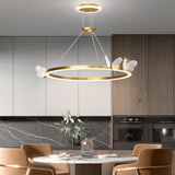 Nordic Luxury Butterfly LED Lights High Quality Bedside Lamp for Bedroom Restaurant Living Room Decoration Acrylic Chandelier