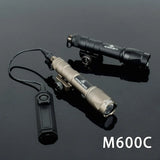 Tactical M600 / M300 LED Scout Light with Dual Pressure Switch for 20mm Rail