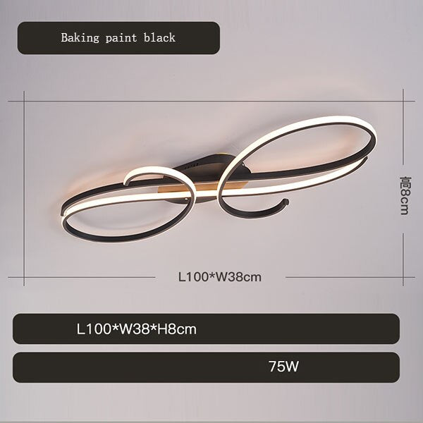 Gold/Chrome Plated Modern led Ceiling Chandelier for Living Dining Room Bedroom Study Apartment Hanging Ceiling Lamp Fixtures