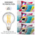 E27 Edison LED Filament Bulb  G95 G80 Globe  Bulb 2700K 4000K 12W 16W   Retro Vintage Lamp Decorative No Flicker Bulb