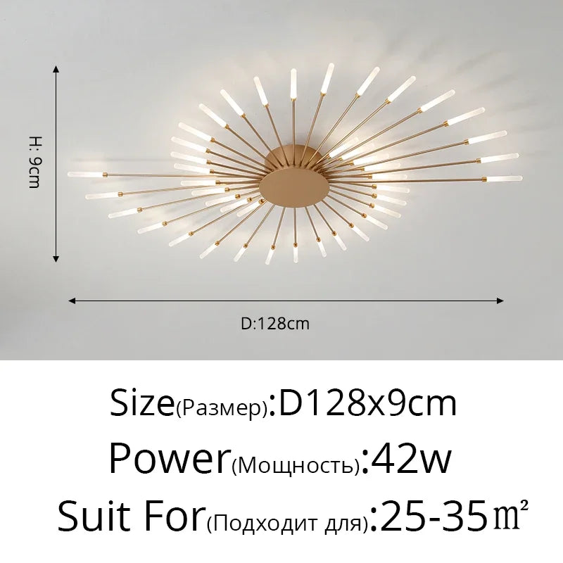 Modern Rotating Pen Tip LED Ceiling Light - Creative Sculptural Art Chandelier