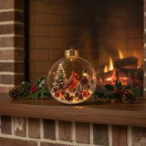 2026 Luminous Christmas DIY Ornaments Santa Claus Snowman Elk Decorations for Xmas Home Office Party Holiday Gift