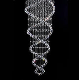 Crystal Led Hanging Lamp Modern Led Chandeliers Light Fixture Vanity Bedroom for Staircase Stair Luxury Hotel Pendant Lights