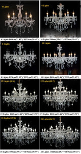 Luxury Traditional Classic K9 Crystal Chandelier Light for Living Room Bedroom Kitchen - Pendent Ceiling Fixture Top Quality