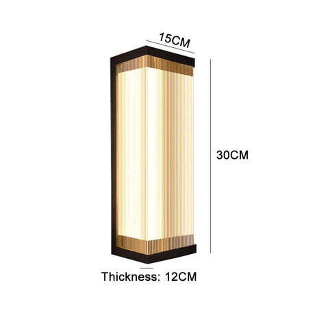 Outdoor Wall Lamp Waterproof Outdoor Hotel Villa Door Exterior Wall Column Minimalist Courtyard Lamp Wall Lamp