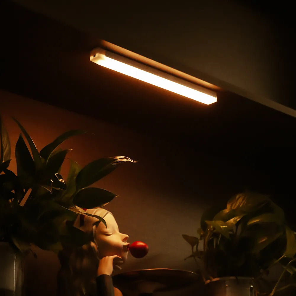 Rechargeable Motion Sensor LED Bar Light Induction Under Cabinet Lamp USB 5V Dimmable Night Light Room Aisle Tube Detector Bulb