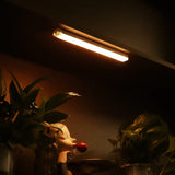 Rechargeable Motion Sensor LED Bar Light Induction Under Cabinet Lamp USB 5V Dimmable Night Light Room Aisle Tube Detector Bulb