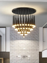 Modern Long Stairs Chandelier Living Room Attic Ceiling Light Home Decoration Pendent Lamp Dining Room Decoration Pendant Light
