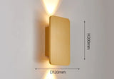 2/6W Simple Indoor LED Bedroom Bedside Lamp Nordic Modern Creative Staircase Corridor Lamp Living Room TV Background Wall Lamp