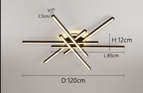 2023 new ceiling lamp Nordic modern LED lamp living room dining room bedroom lights ceiling chandelier