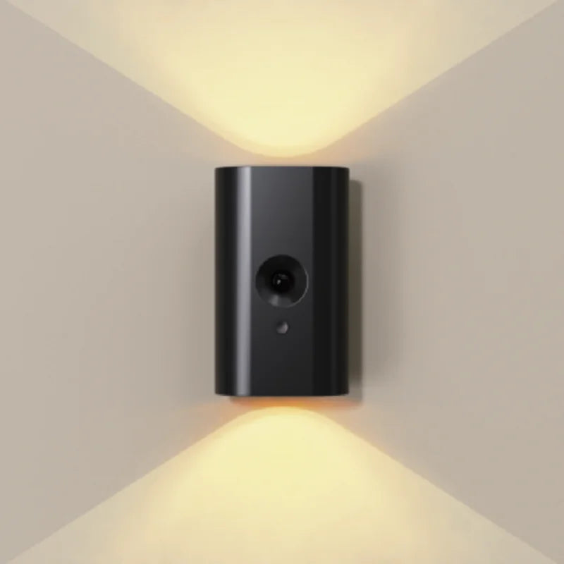 2 Pack Double-head LED Night Light with Motion Sensor Rechargeable Wall Lamp CCT And brightness Adjustable for Hallway Stair