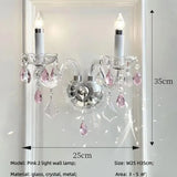 French Green Crystal Candle Chandelier Luxury Romantic Glass E14 Pendant Lights Living Room Art Decor Led Lamparas Bedroom Lamp