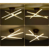 2026 Nordic LED Ceiling Lamp - Modern Minimalist Chandelier for Living & Dining Room