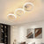 Ceiling Lights LED Ceiling Lamp 2 Rings Indoor Lighting Fixtures Hallway Balcony Modern Minimalist Living Room Home Decor