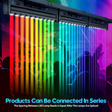 4-Pack 250W Beam Wall Wash Moving Head Lights (10x25W RGBW) - DMX Stage & Strobe Light Bar for DJ, Party & Club