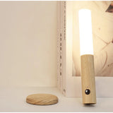 Wireless LED Motion Sensor Night Light - USB Rechargeable Wall & Cabinet Lamp